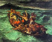 Eugene Delacroix Christ on the Lake of Gennesaret oil painting